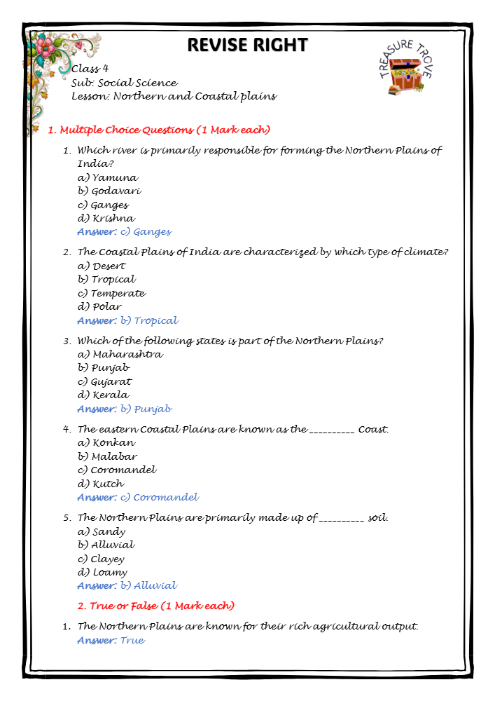 NORTHERN AND COASTAL PLAINS