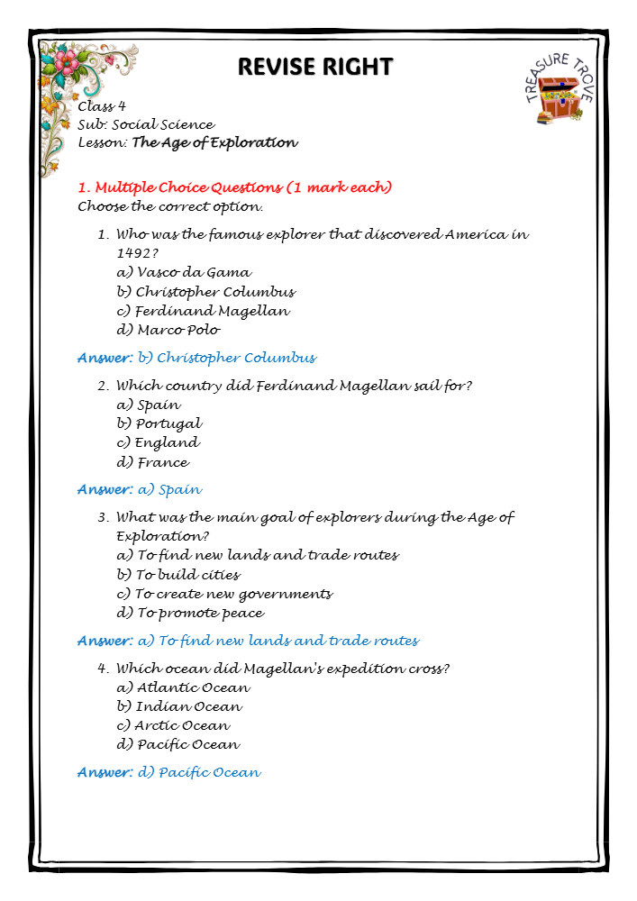 THE AGE OF EXPLORATION